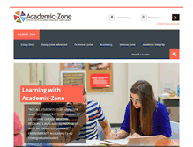 Tablet Screenshot of academiczone.com